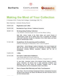 sample museums agenda